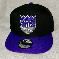 New Era Sacramento Kings 9FIFTY Snapback – Black/Purple – New with Stickers