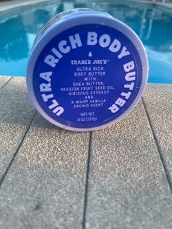 Trader Joe’s Ultra Rich Body Butter Vanilla Orchid 8 oz — Limited Edition | New & Unused