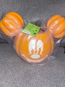 Mickey Mouse Jack-o'-Lantern Treat Bucket
