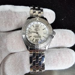 Breitling B-Class A71365 MOP Dial Stainless Steel 31MM Ladies' Quartz Watch