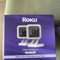 Roku 2 Pack Indoor Home Security Camera Brand New 
