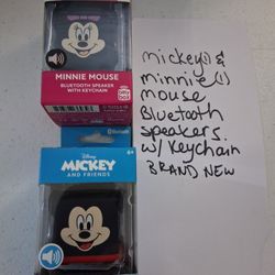 Mickey And Minnie Bluetooth Speakers