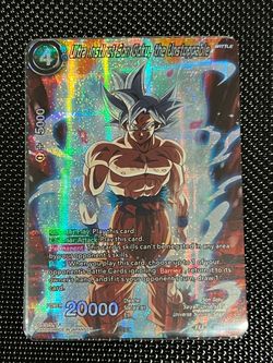 DBZ English Goku Ultra Instinct On Goku, the Unstoppable mint condition