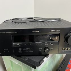 Yamaha Receiver & Pioneer 6 CD Player