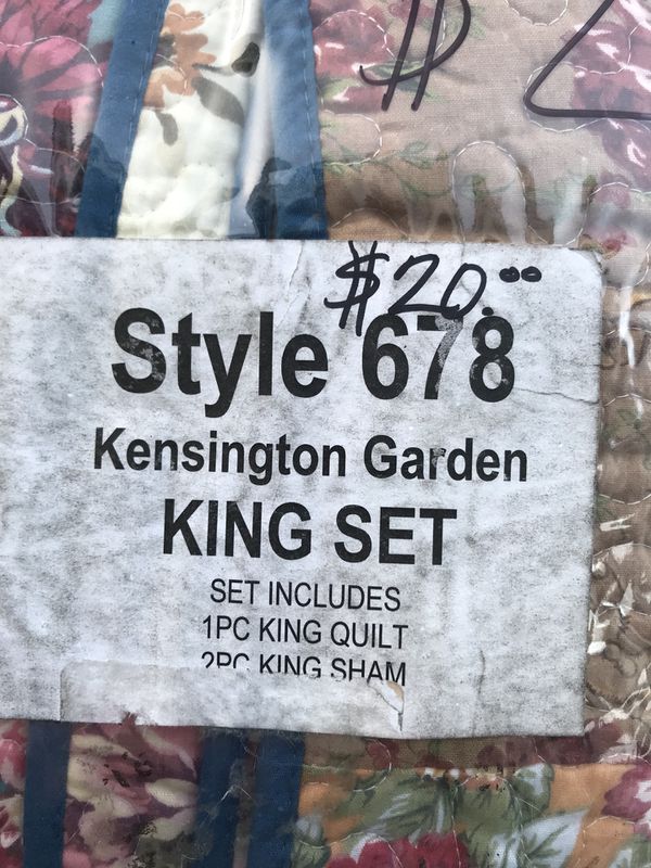 King Set Kensington Garden Quilt Set For Sale In La Puente Ca