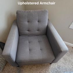 Wayfair Upholstered Armchair
33"w x 36"d x 17"h
back is 32"h