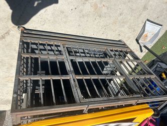 Metal animal cage