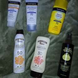 Varies Sunblock/Tanning Lotion 