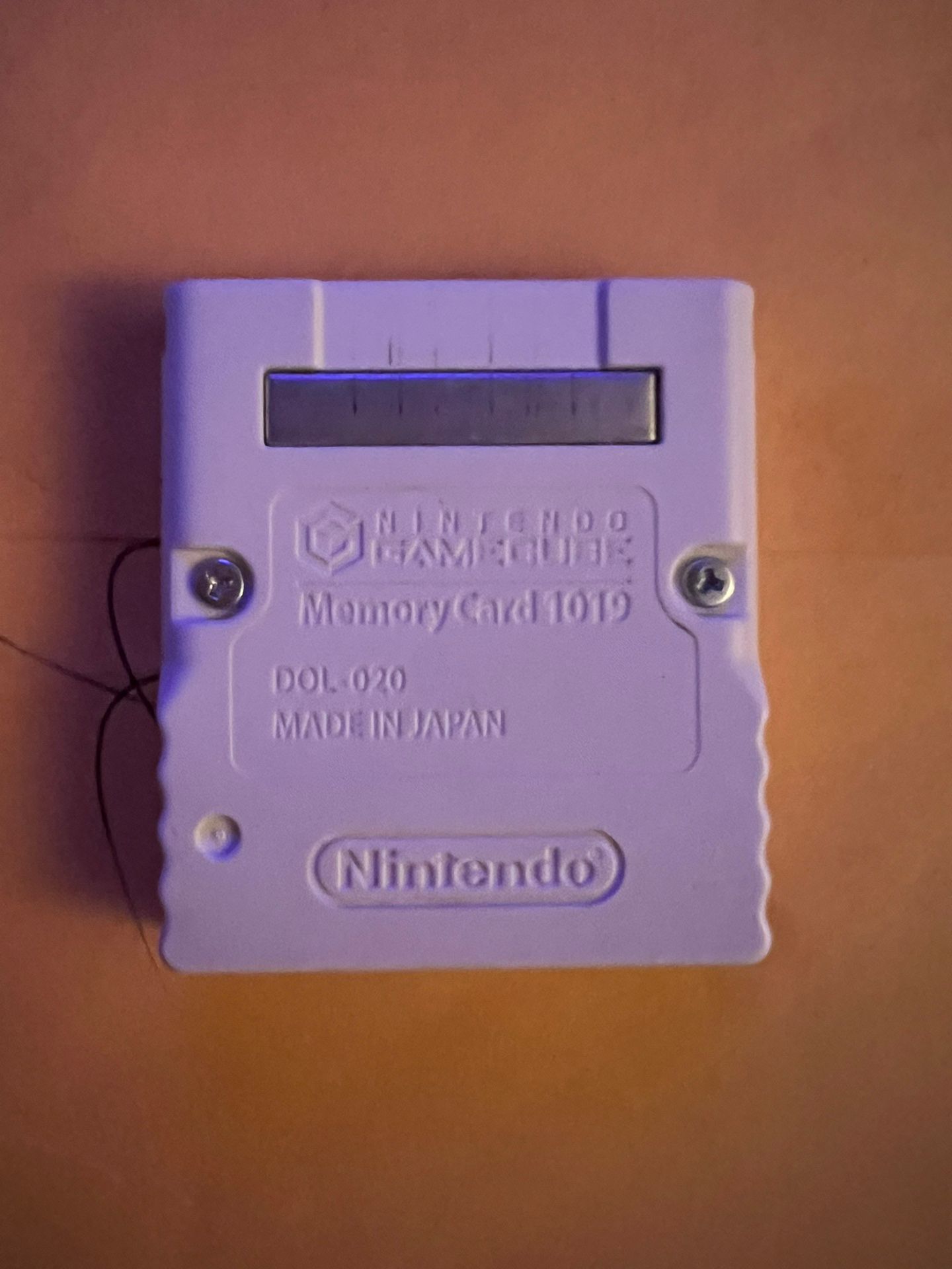 Nintendo GameCube Mamory Card 1019 DOL 020