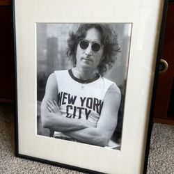 John Lennon framed Picture