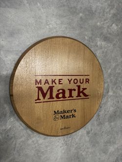 Maker’s Mark Wooden Wall Decoration