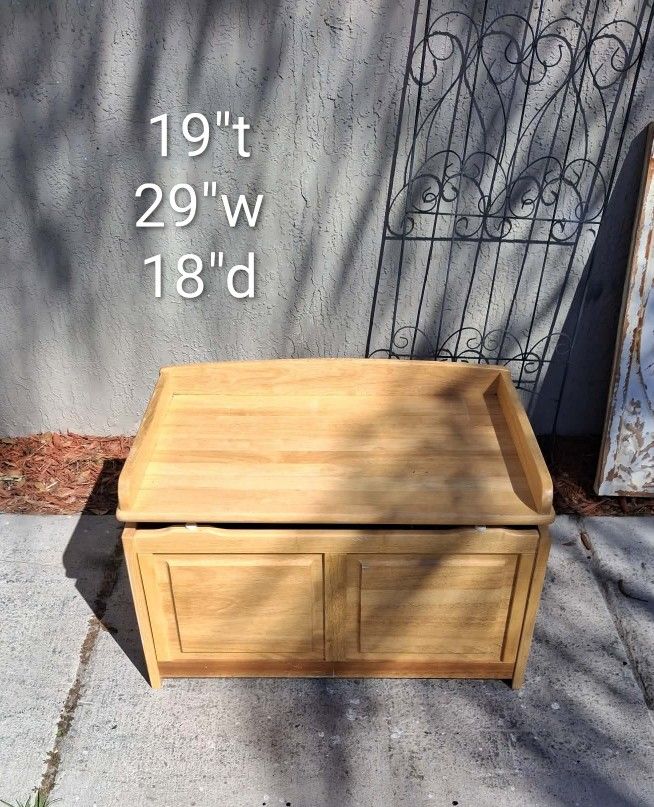 Wooden Toy Box