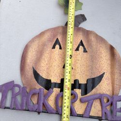 Halloween Metal Sign 