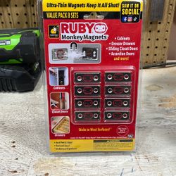 Ruby Monkey Magnets