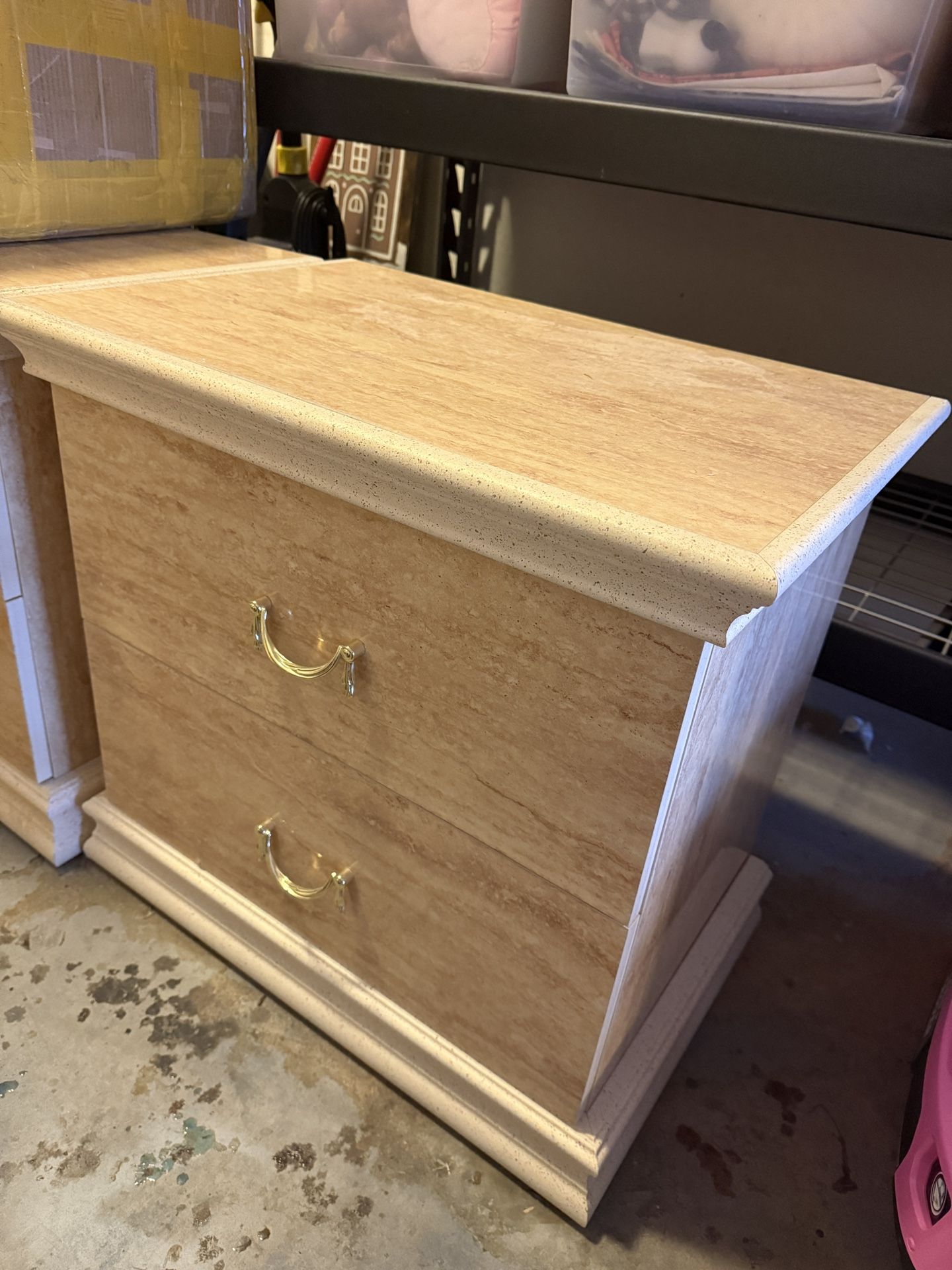 Nightstands(2) W/ Matching Mirror (must Go)