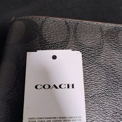 Coach Black Oxblood Brand New