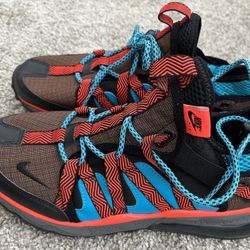 Nike Air Max 270 Bowfin Dark Russet|Colorway:BRIGHT CRIMSON/TEAL BLUE FURY-BLACK|Size 9.5|New Never Worn