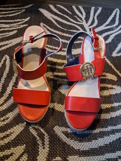 Tommy Hilfiger Women's Kahdy Logo Wedge Sandals