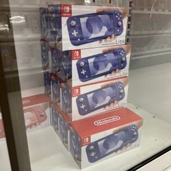 NINTENDO SWITCH LITE - AVAILABLE TO IN BLUE - BRAND NEW - $300 OR $100 A MONTH FOR 3 MONTHS ✅ 