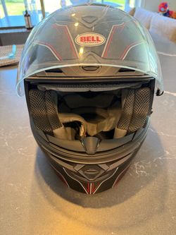 Bell motorcycle helmet.