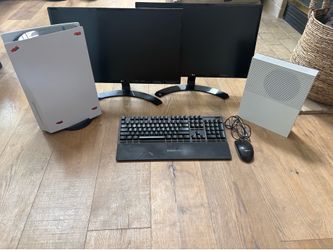 Ps5, Xbox one s, two monitors, keyboard mouse