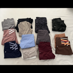 Fabletics leggings & Alphalete shorts