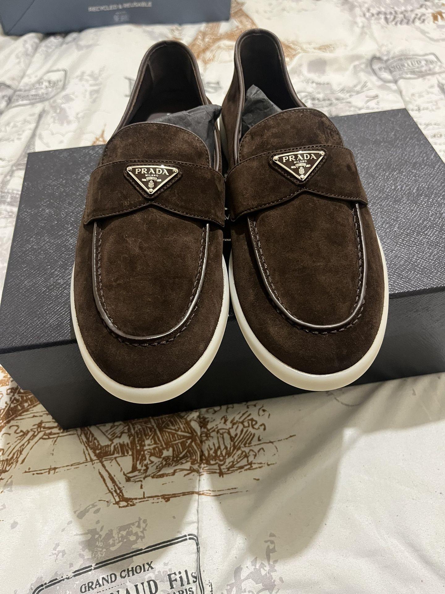 Prada Suede Loafers
