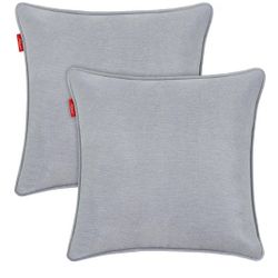 Pcinfuns Outdoor Patio Furniture Pillows 18x18 2 Pack,Light Grey new 