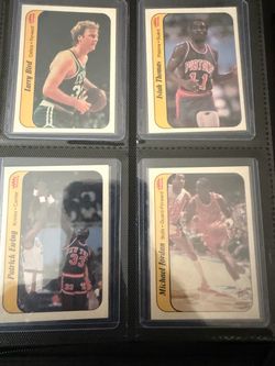 Complete 1986 Fleer Basketball Sticker with Michael Jordan Rookie Card!