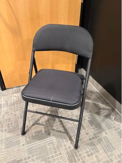 Cosco Black Padded Folding Chairs