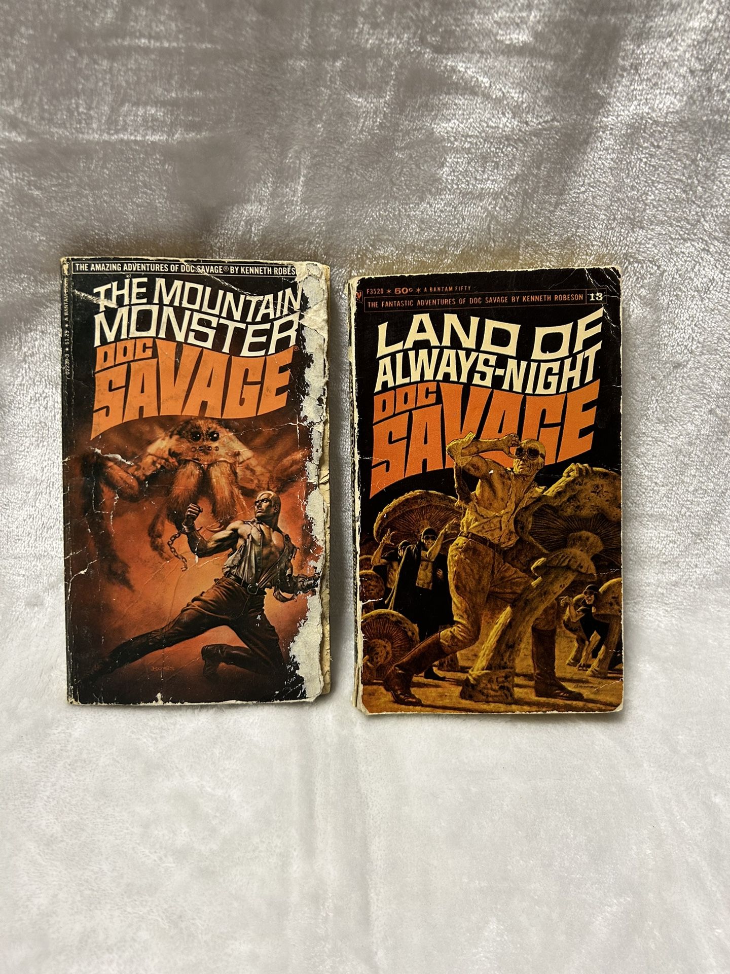 Mountain Monster Doc Savage #84 Land of Always-Night Doc Savage #13 paperback