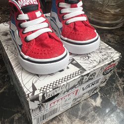 Spiderman Vans Boys Shoes Size2 Toddler 