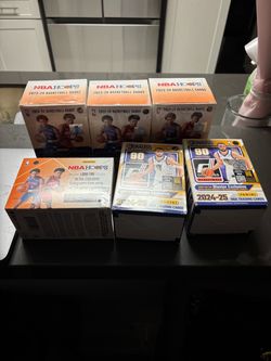 Panini NBA Basketball Card Box Lot of 6