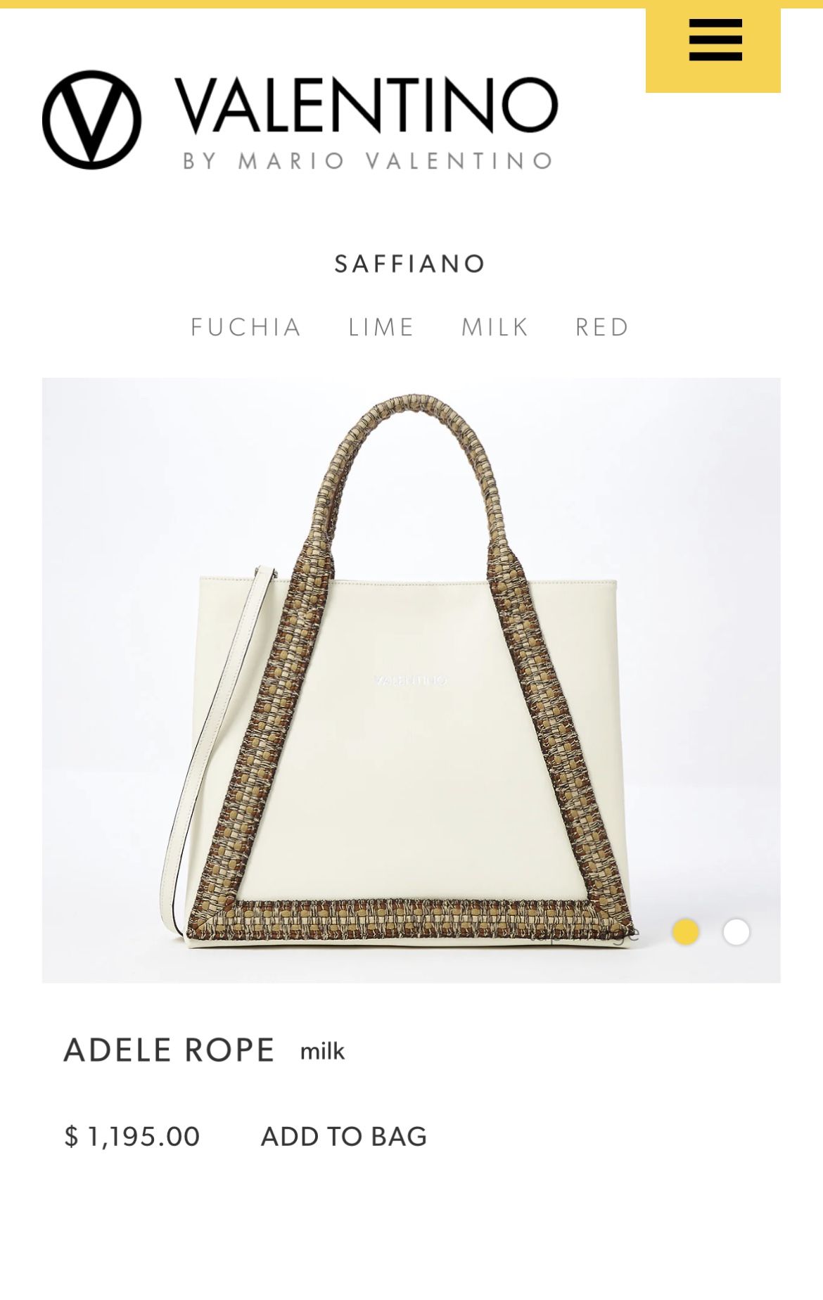 Valentino Leather Handbag