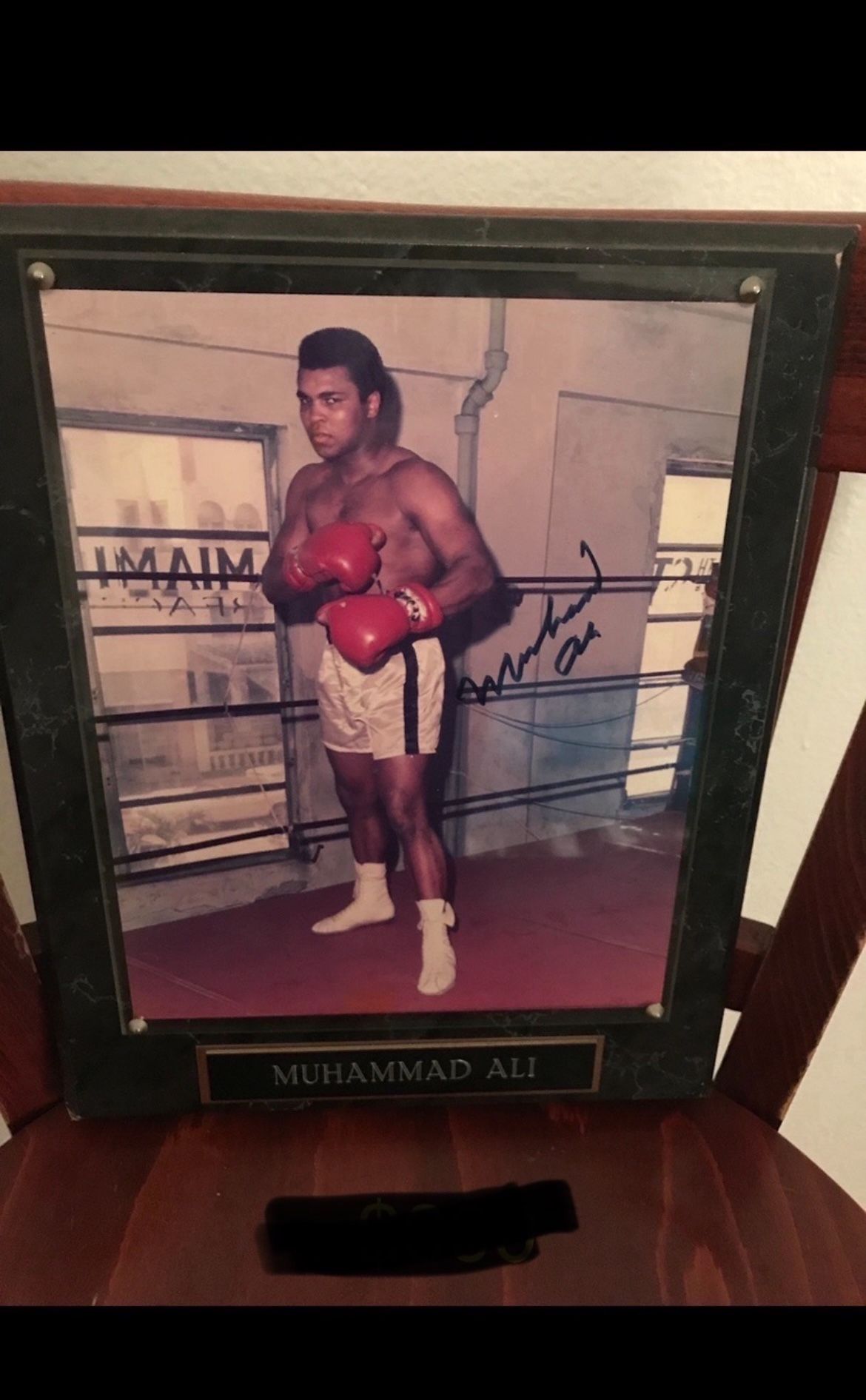 Muhammad Ali Autographed Picture