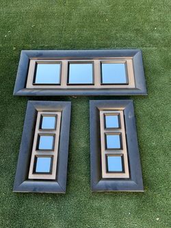 3-Piece Decorative Wall Mirror Set