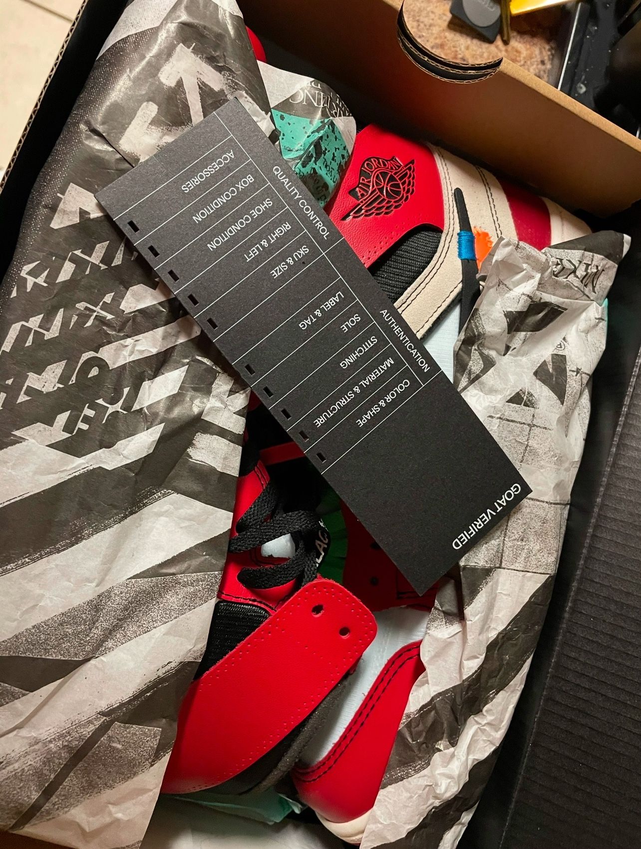Size 12 Off White Jordan 1