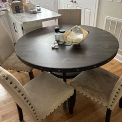 Table And 4 Chairs-Free