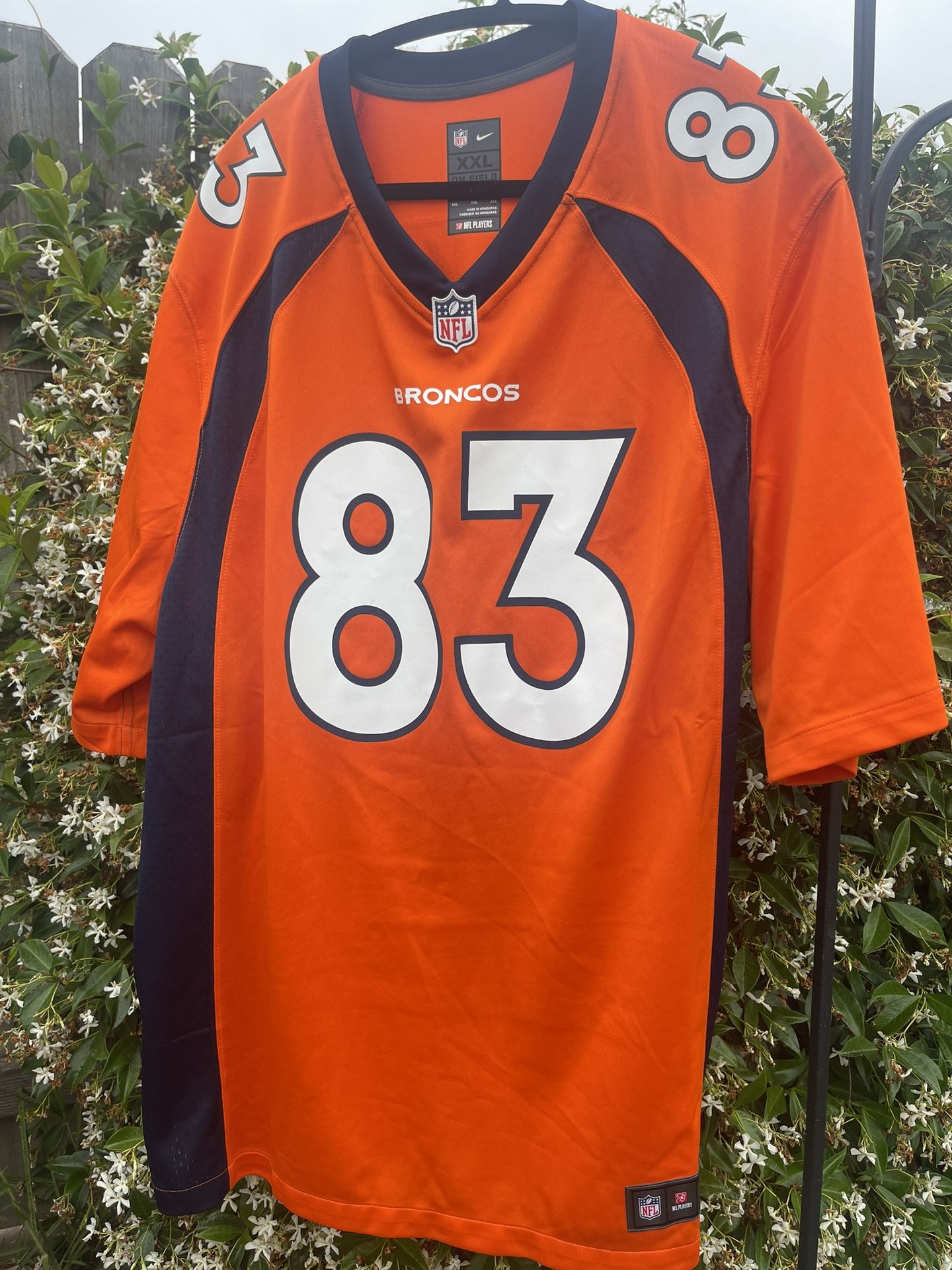 Broncos #83 Walker Jersey Size XXL