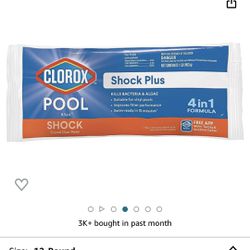 Clorox Pool&Spa Shock Plus, 36-Pound, White