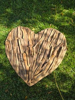 Large Driftwood Heart Wall Decor