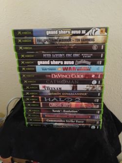 XBOX Original Video Game Lot $0