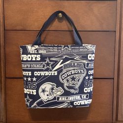 Dallas Cowboys Fabric Gift Bag