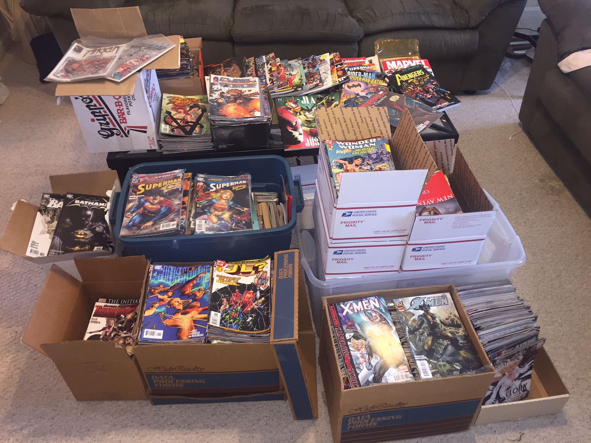 Huge 1996-2014 comic book collection avengers x-men Batman Spider-Man
