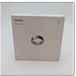 Oura Ring 4 Size 8 Silver