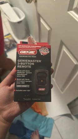 Genie 3 button remote for garage
