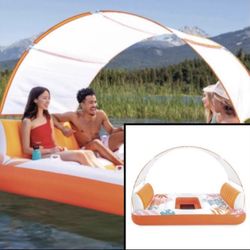 Inflatable Floating Party Island-Pool,Lake, River
