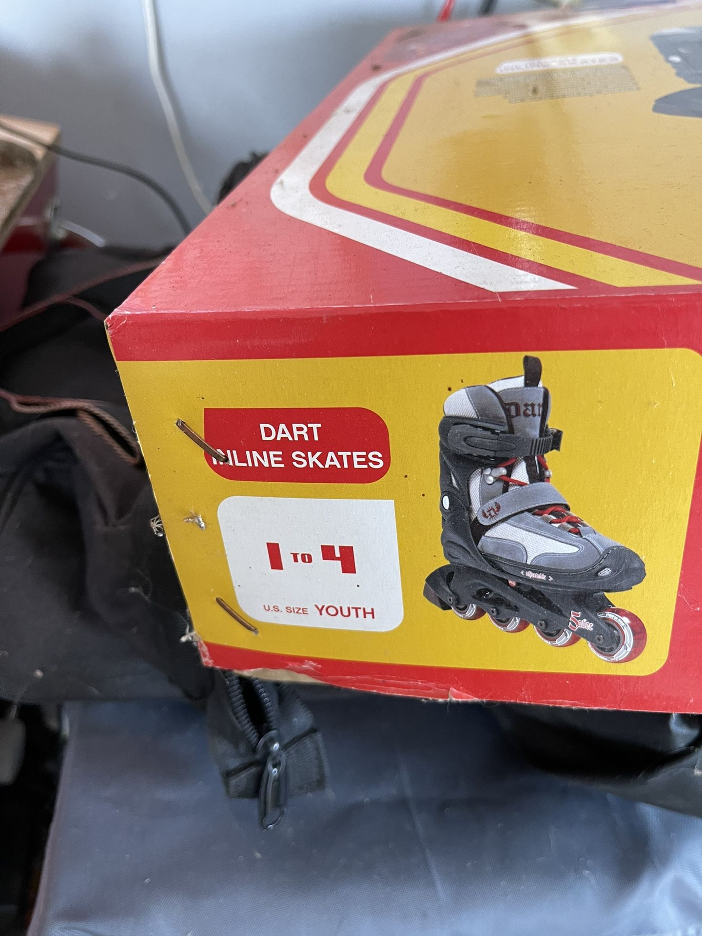 Dart In Line Skates Size 1-4 (adjustable)
