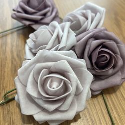 Purple Faux Flowers