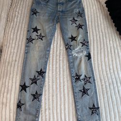 Amiri Bandana Stars Jeans